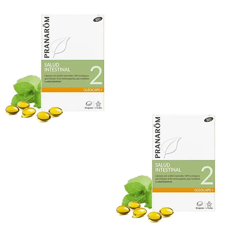 Pranarôm Oleocaps 2 Gastrointestinal & Urinary Relief, 2X30 Capsules
