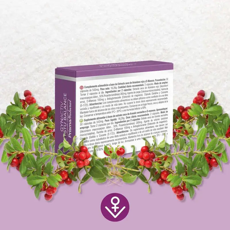 Prisma Natural Gynactiv Cystu-Balance, 30 Capsules