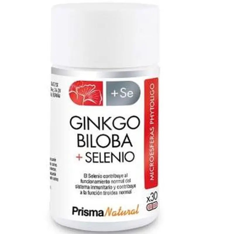 Prisma Natural Ginkgo Biloba + Selenio 30Cap.