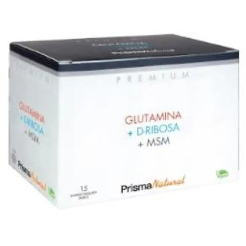 Prisma Natural Glutamina + D-Ribosa + Msm 15 Duplo Sticks