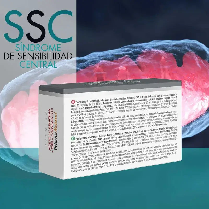 Prisma Premium Acetyl L-Carnitine + Pqq + Coenzyme Q10, 60 capsules