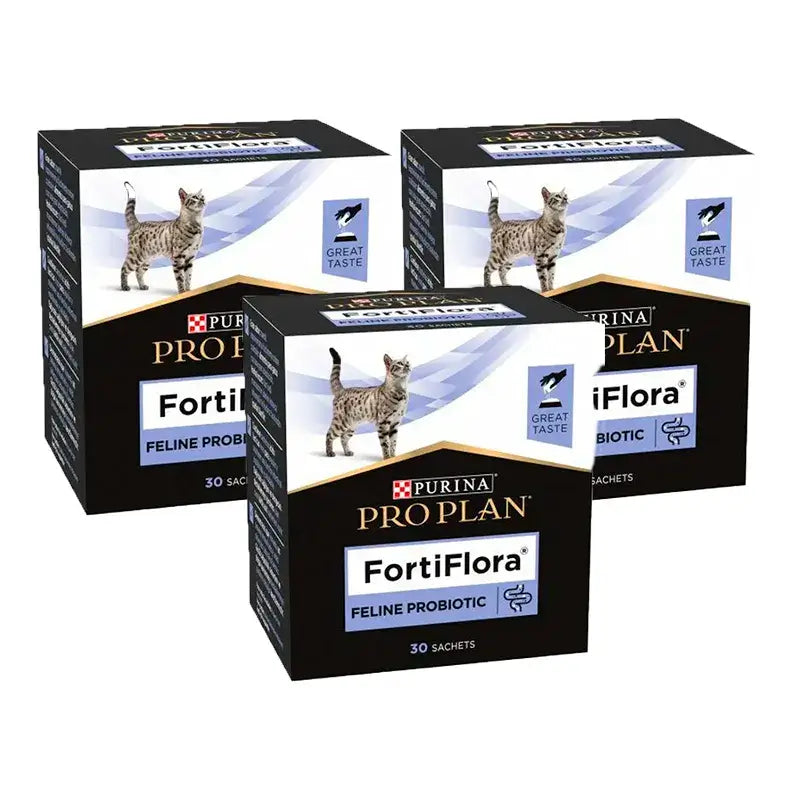 Purina Pro Plan Fortiflora Probiotic for Cats, Pack 3 x 30x1g