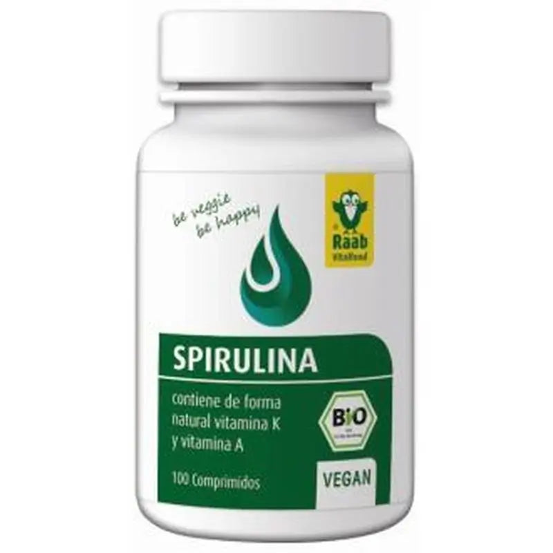 Raab Vitalfood Alga Spirulina 100Comp. Bio Sg Vegan