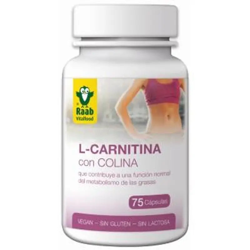 Raab Vitalfood L-Carnitina Con Colina 75Cap. Sg Vegan