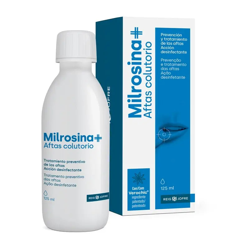 Milrosina+ Aftas Mouthwash, 125Ml