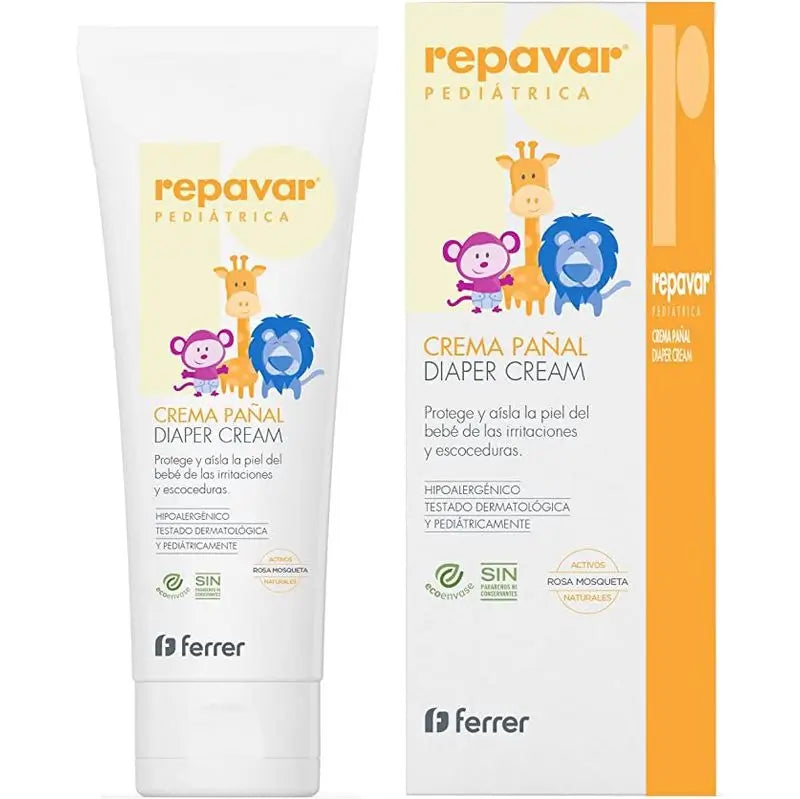 Repavar Paediatric Nappy Cream 75 ml