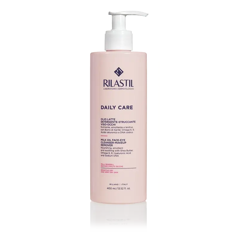 Rilastil Daily Care Oleo Nourishing Face Cleansing Milk, 400 ml