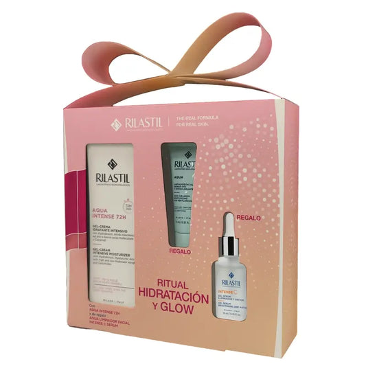 Rilastil Dermatological Glow Gift Set, 40 ml + 15 ml + 15 ml