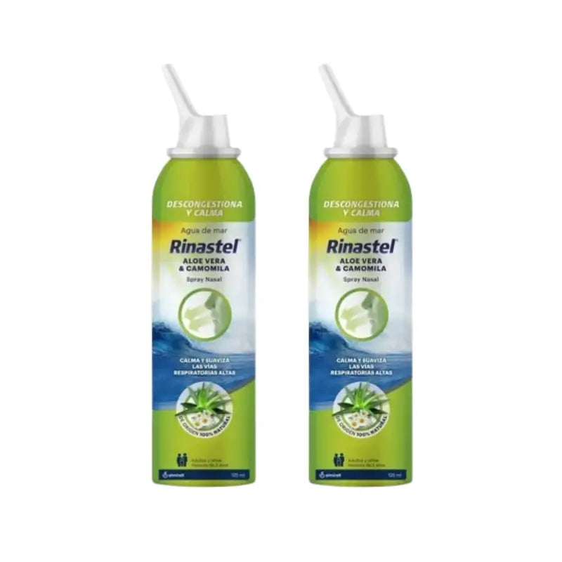 Rinastel Aloe V Chamomile Nasal Spray, 2X125 Ml