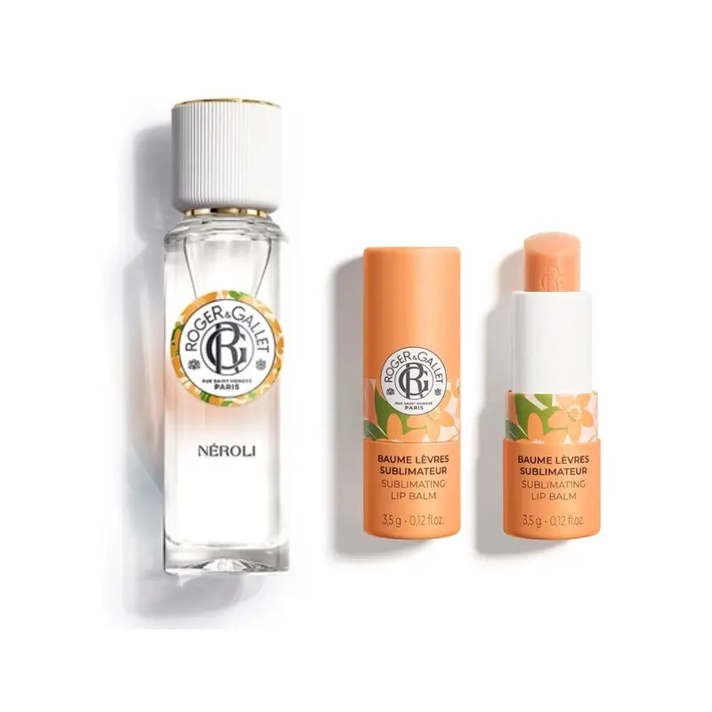 Roger & Gallet Neroli Vanilla Lip Balm + Eau de Toilette Perfumanda Wellness Pack