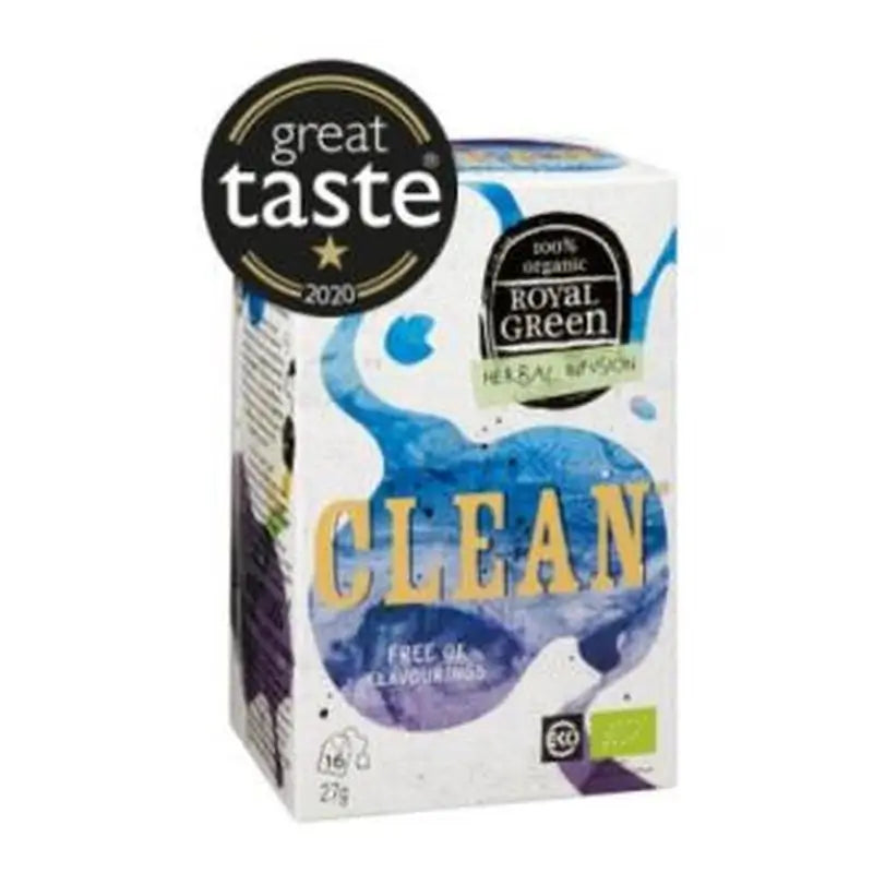 Royal Green Clean Limpieza Detox 16Infusiones. Bio**
