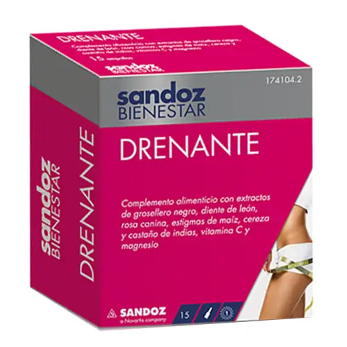 Sandoz Wellness Draining 15 Ampoules