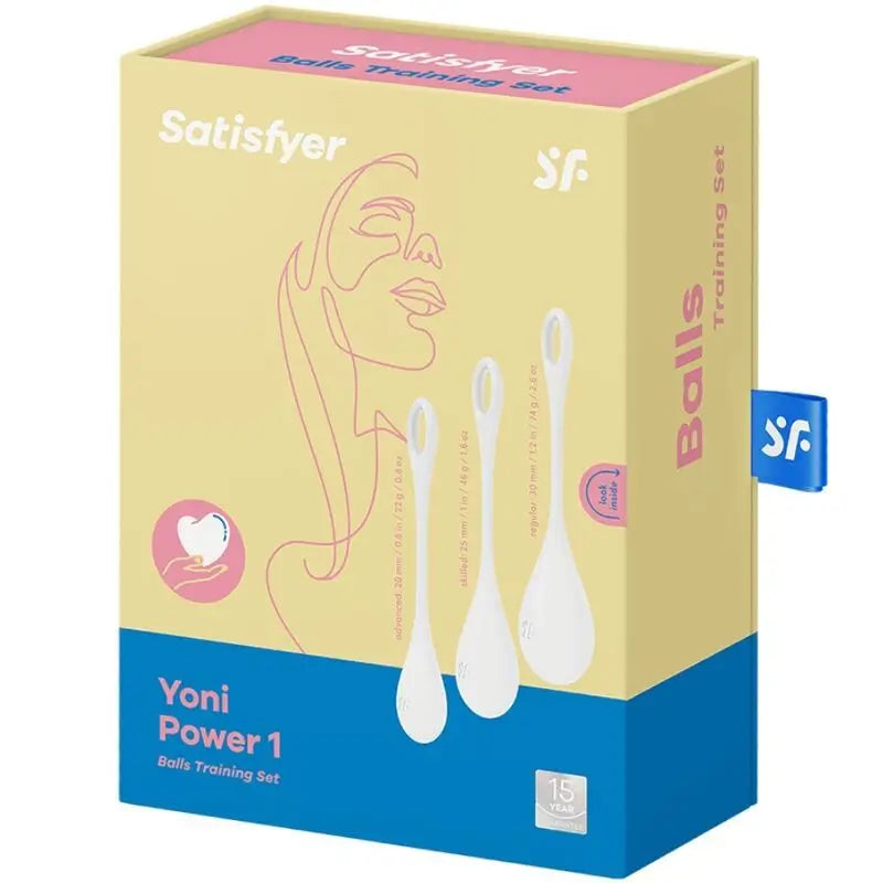 Satisfyer Balls Yoni Power 1 Kit De Entrenamiento Blanco