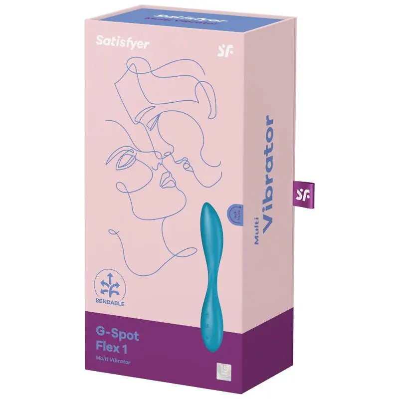 Satisfyer Vibrator G-Spot Flex 1 Multi Vibrador - Azul