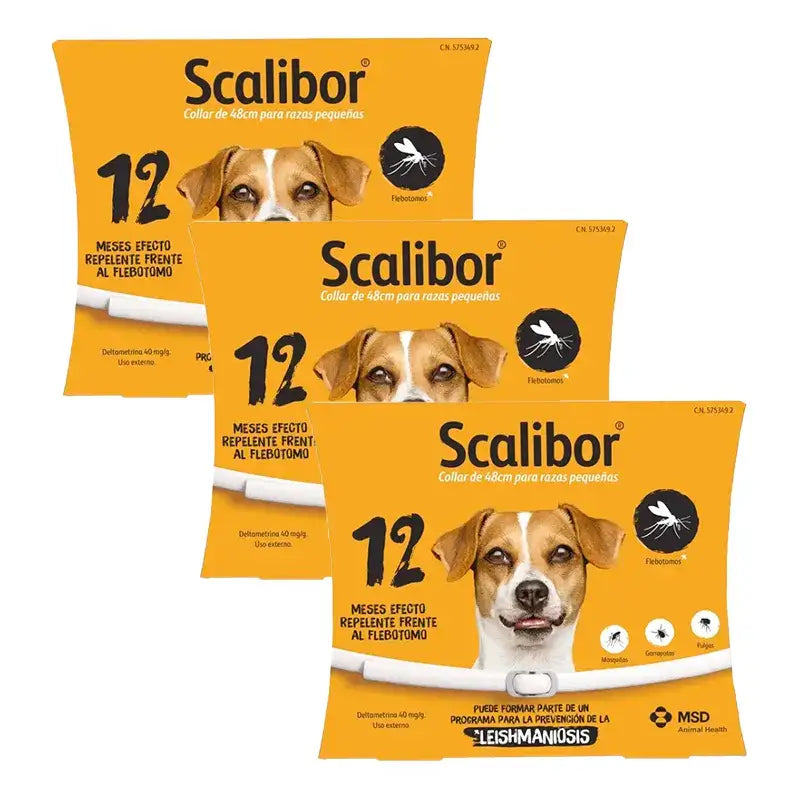 Scalibor Collar 48 cm Pack 3 units
