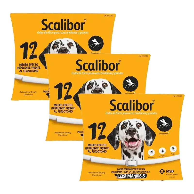 Scalibor Collar 65 cm Pack 3 units