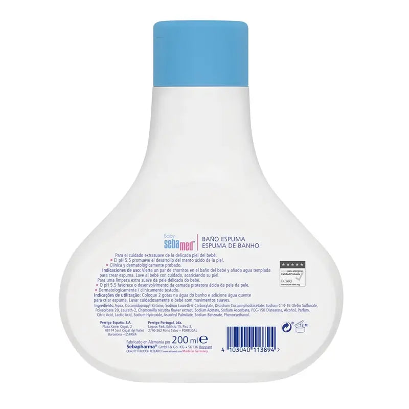 SEBAMED Baby Bath Foam 200 ml