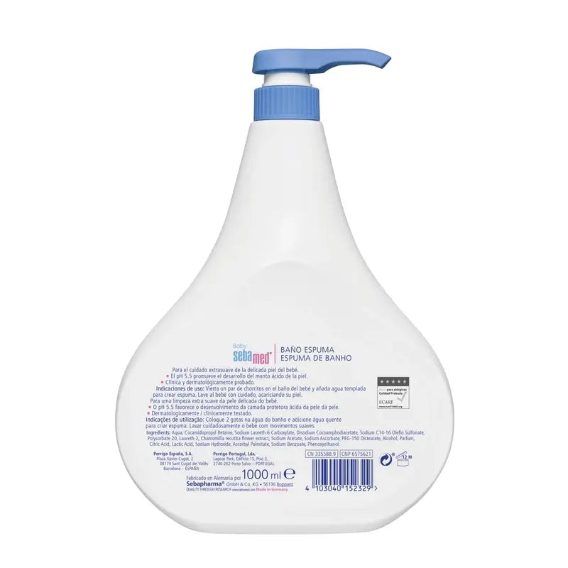 SEBAMED Baby Bath Foam 1000 ml
