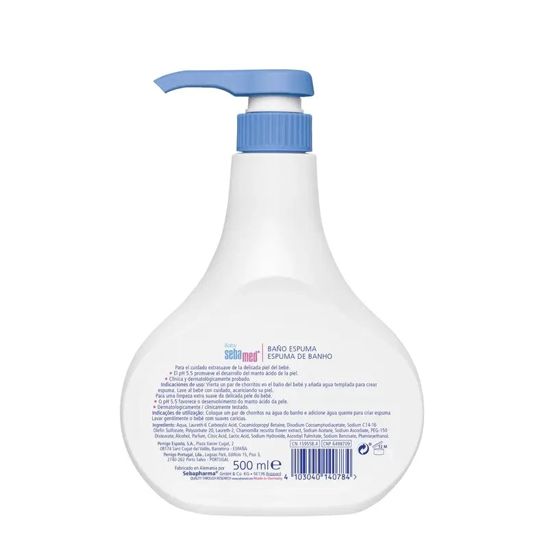 SEBAMED Baby Bath Foam For Delicate Skin 500 ml