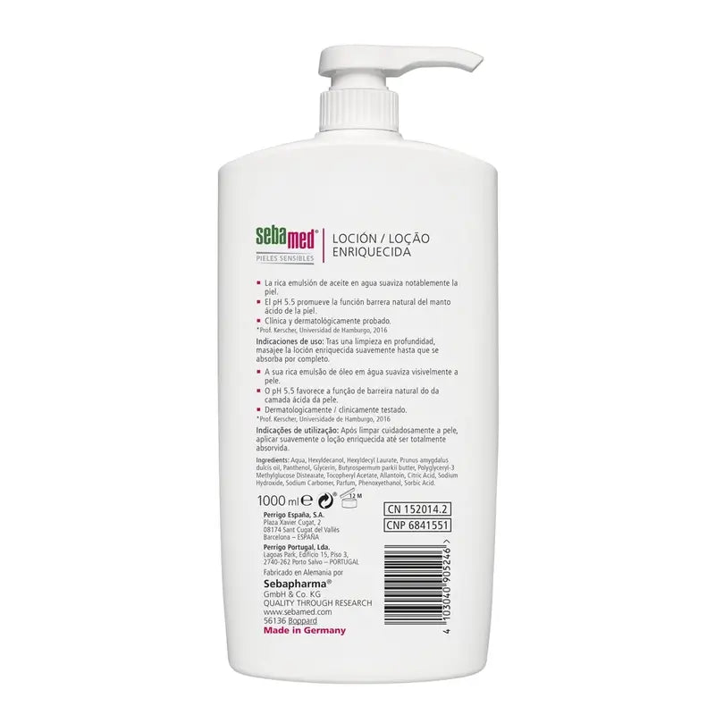 SEBAMED Enriched Lotion 1000 ml