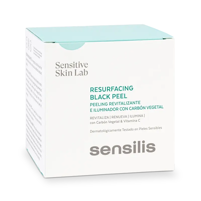 Sensilis Resurfacing Black Peel Revitalising and Brightening Peel 50 ml