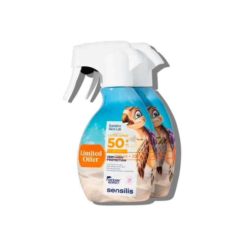 Sensilis Sun Lotion Spray 50+ Pediatrics , 2 x 200 ml