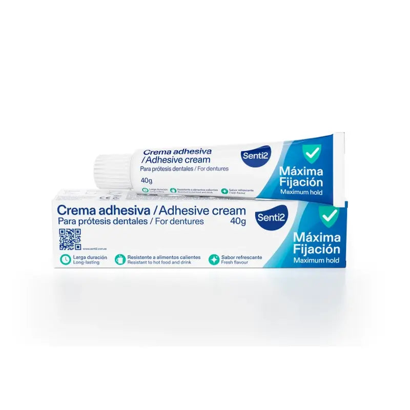 Senti2 Adhesive Cream Prosthesis , 40 ml