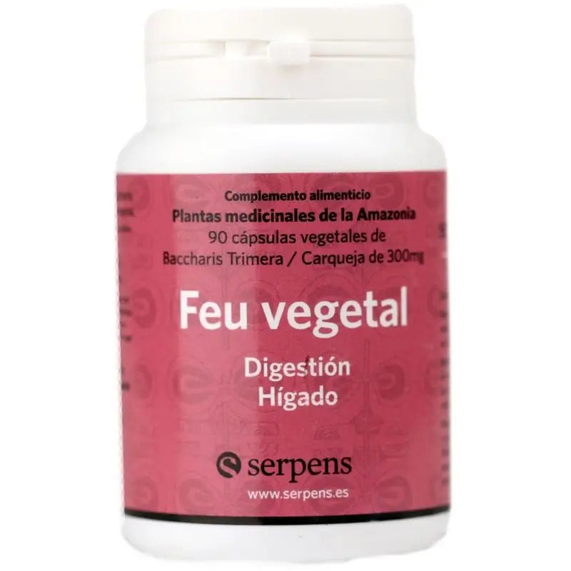 Serpens Feu Vegetal La Carqueja , 90 cápsulas