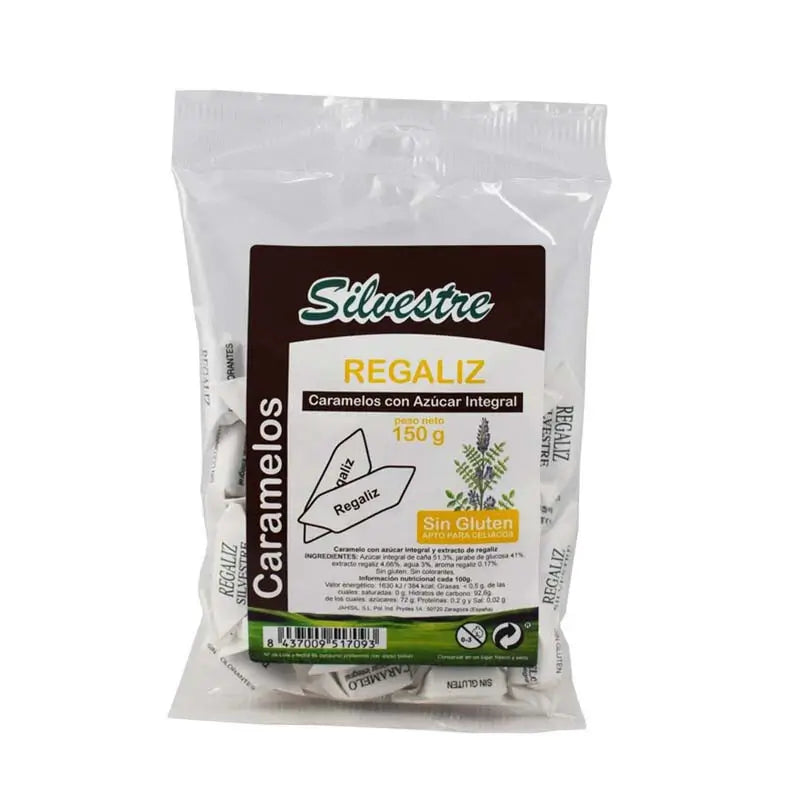 Silvestre Licorice Candy Cane Sugar 150Gr.