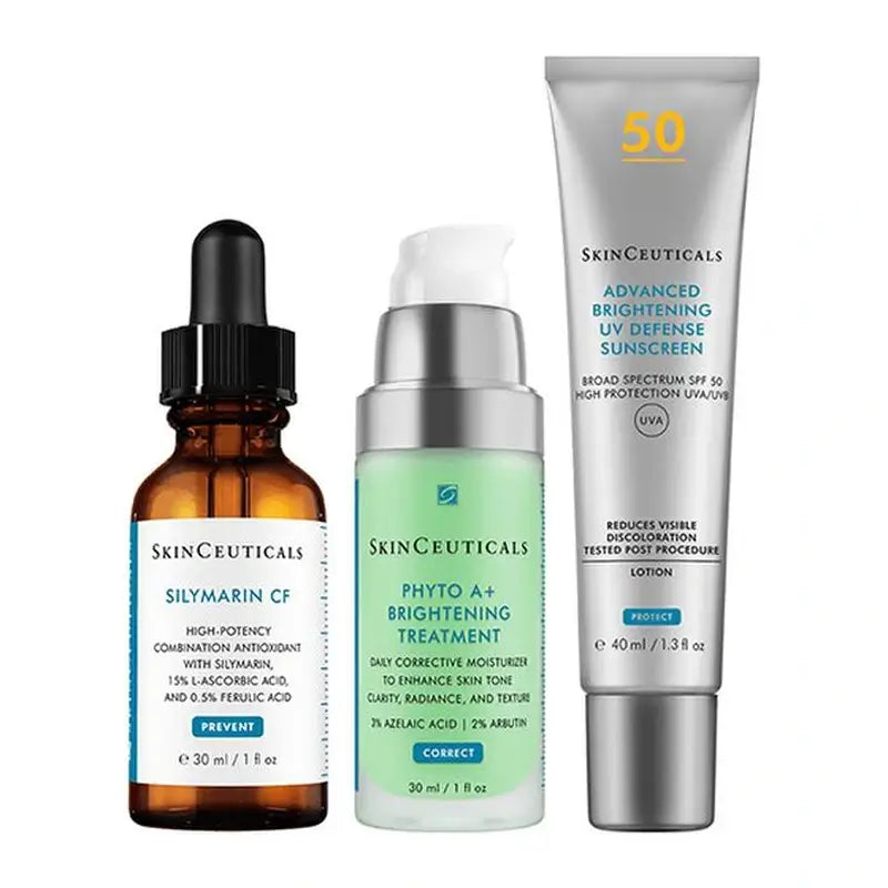 Protocole complet Skinceuticals pour corriger les imperfections et améliorer l'éclat