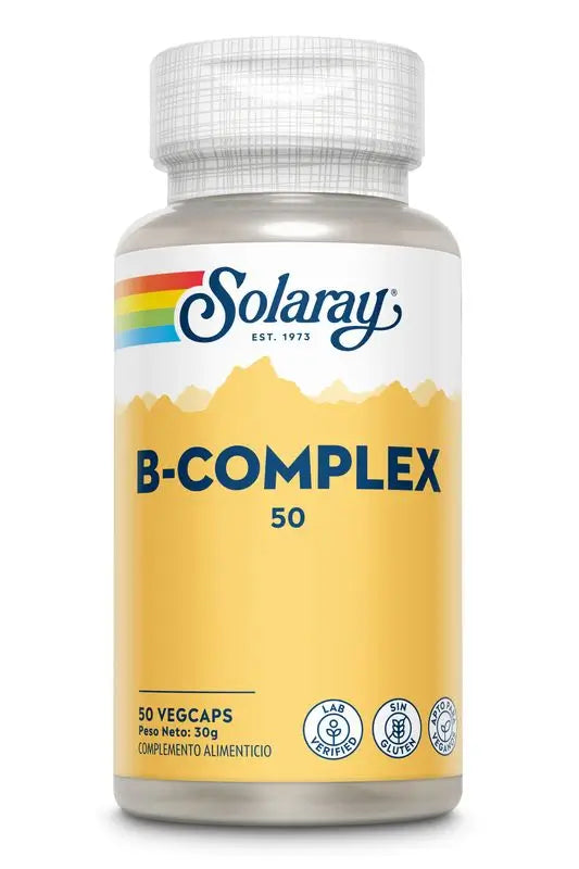 Solaray B Complex, 50 Cápsulas