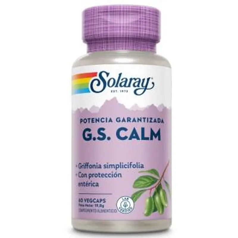 Solaray Gs Calm 60 Capsules