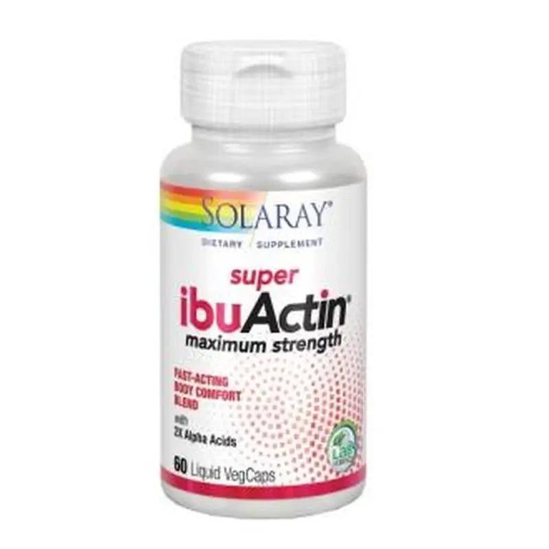 Solaray Super Ibuactin 60 Cápsulasliquidas