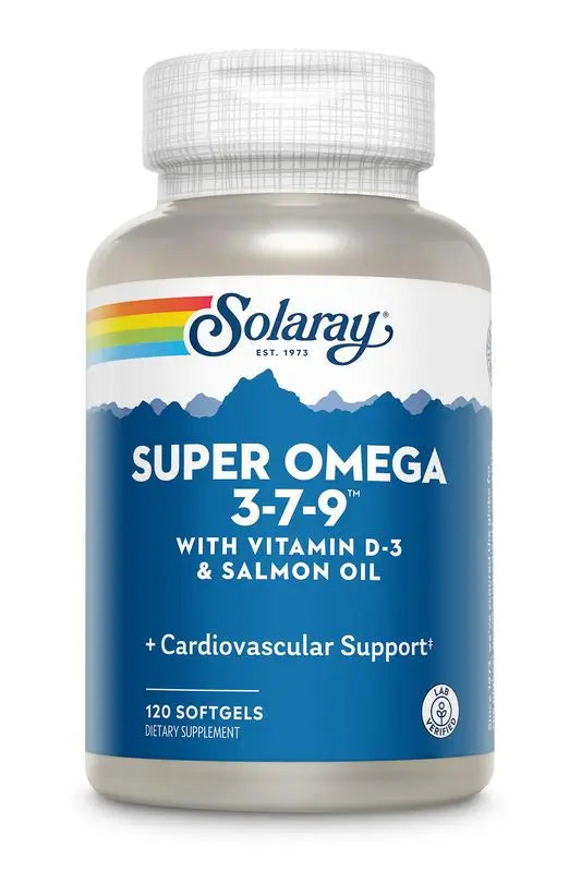 Solaray Super Omega 3-7-9, 120 Perlas