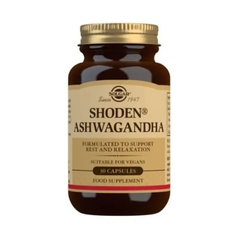 Solgar Shoden Ashwagandha 120mg, 30 Capsules