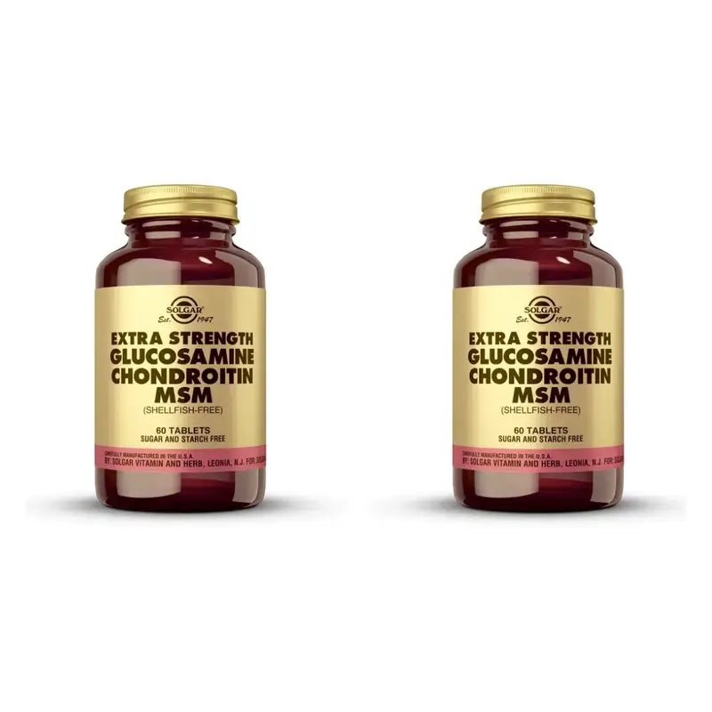 Solgar Glucosamine Chondroitin Msm, 2X60 Tablets