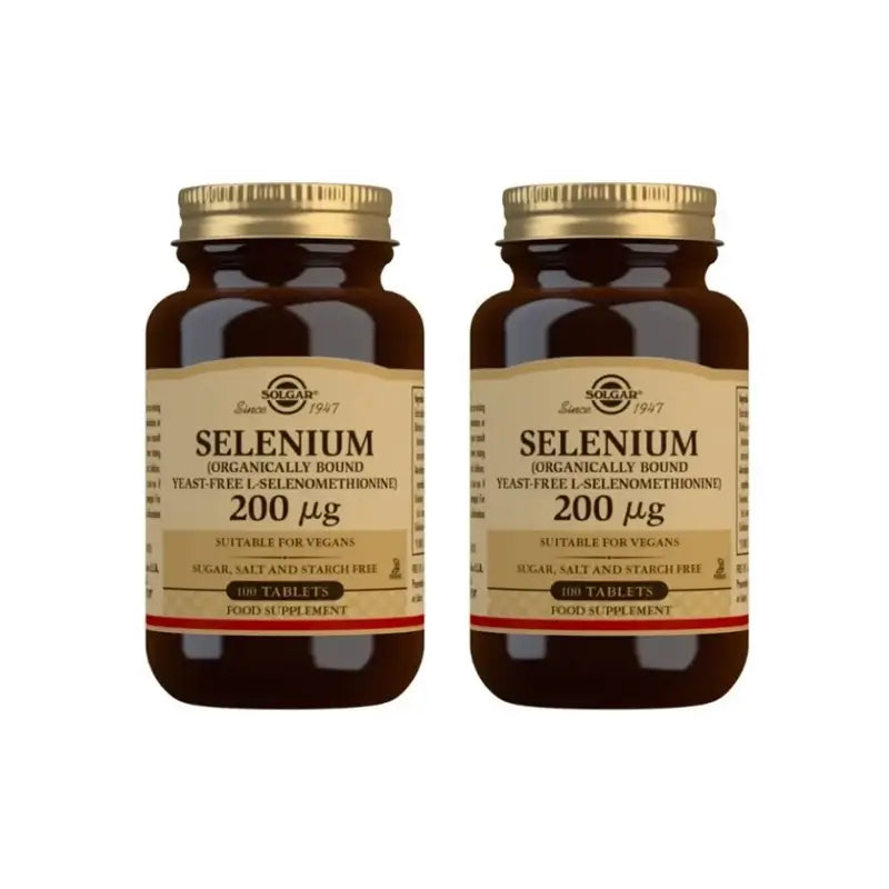 Solgar Selenium Yeast Free, 2X100 Tablets