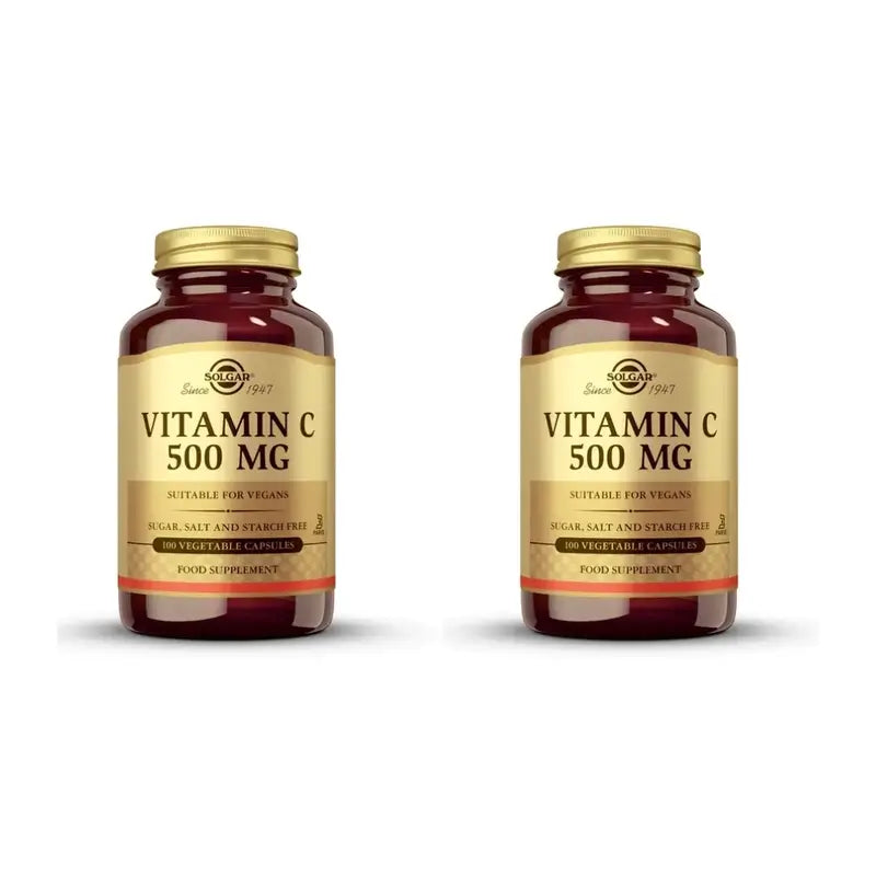 Solgar Vitamin C 500 Mg, 2X100 Capsules