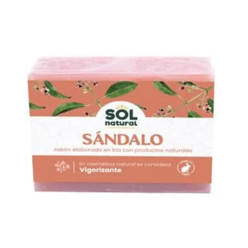 Solnatural Jabon En Pastilla De Sandalo Calmante 100Gr.
