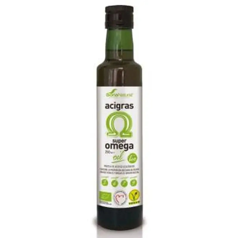 Soria Natural Acigras Super Omega 3-6-7-9 Aceite 250Ml Bio Vegan