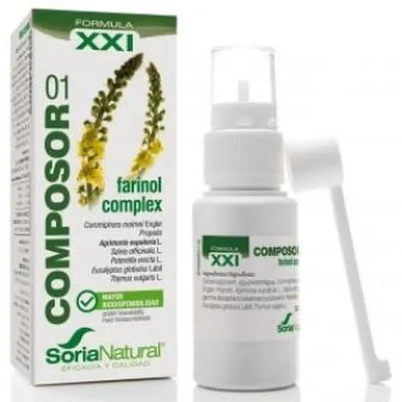 Soria Natural Composor 01 Farinol Complex Xxi 30Ml. Spray