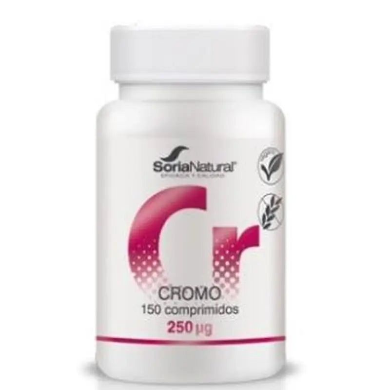 Soria Natural Cromo Liberacion Sostenida 250Mg 150 Comprimidos