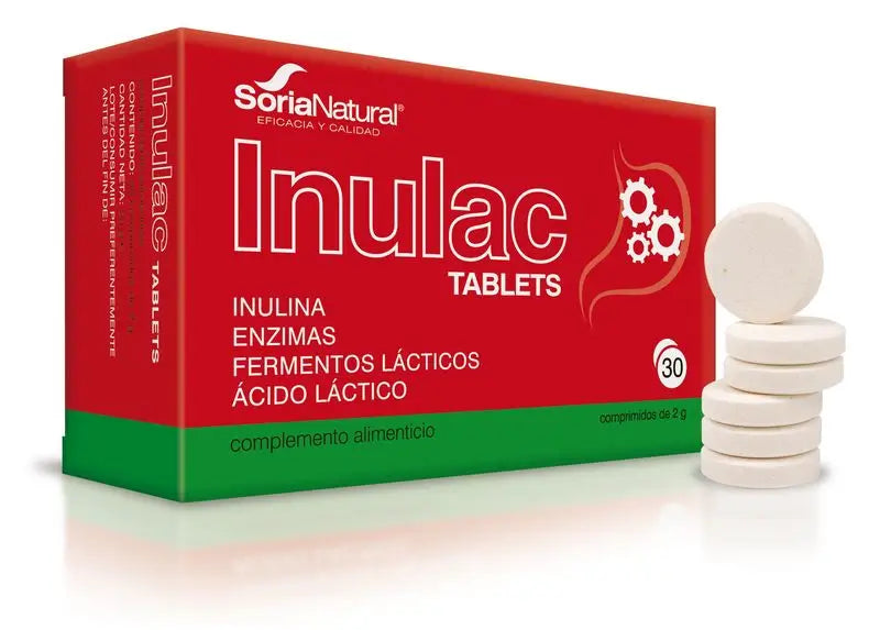 Soria Natural Inulac Tabletas, 30 Tabletas