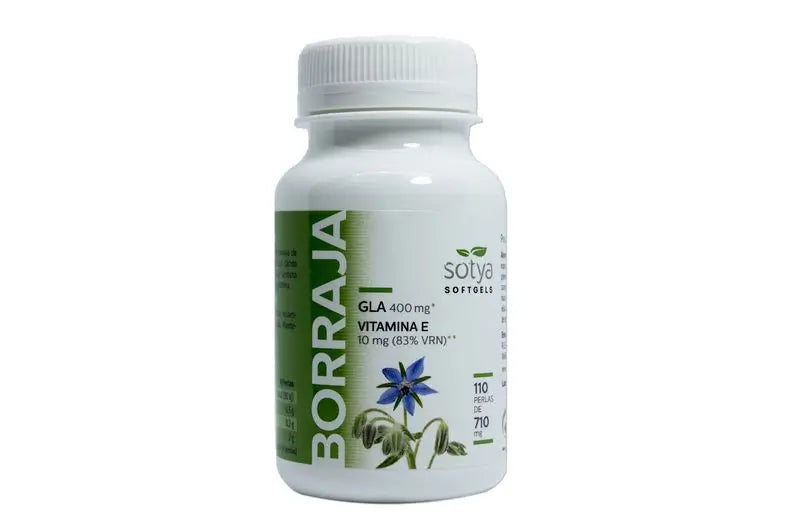 Sotya Borraja + Vit E, 110 Perlas De 710 Mg