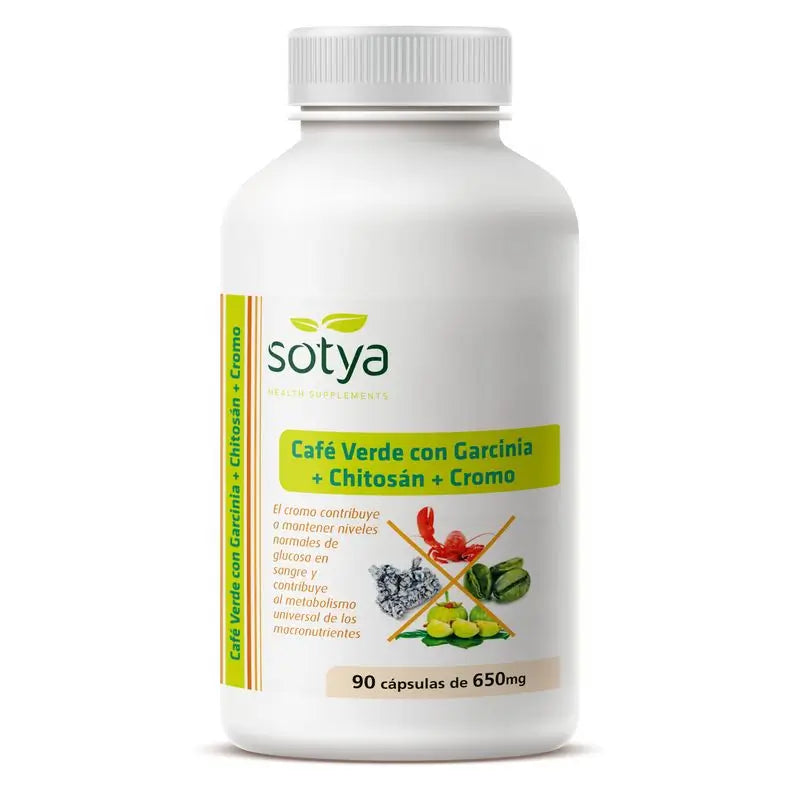 Sotya Cafe Verde + Garcinia 650Mg, 90 Cápsulas