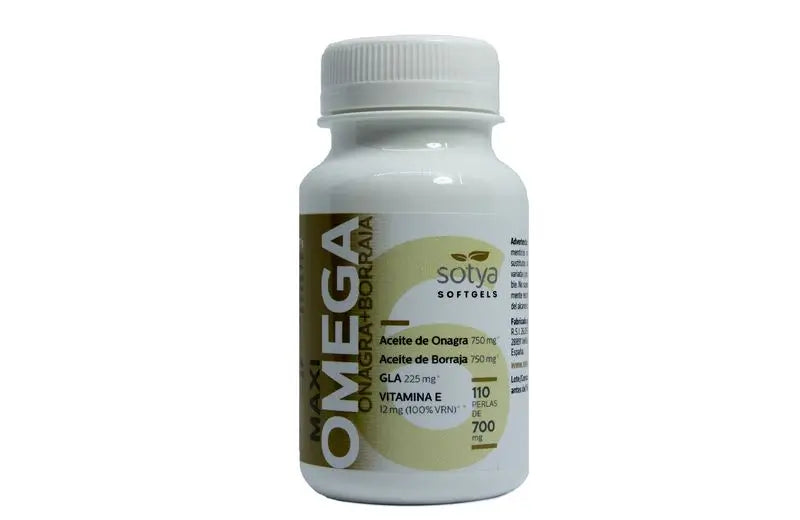 Sotya Maxi Omega 6 (Onagra Y Borraja), 110 Perlas De 700 Mg