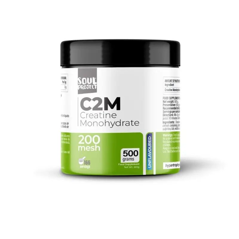 Soul Project Labs C2m Creatine Monohydrate, 500 g