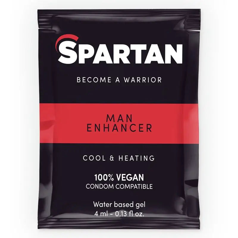 Spartan Gel Potenciador Erección Efecto Frío-Calor 100% Vegano 4Ml