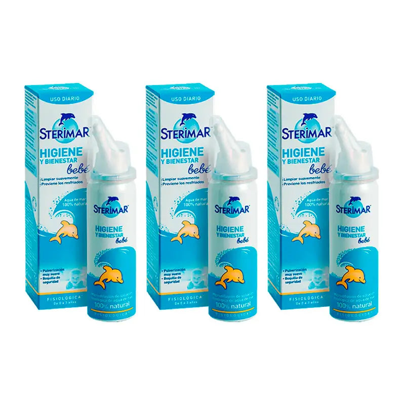 Sterimar Triplo Hygiene & Wellness Baby, 3 x 100 ml