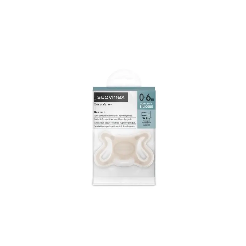 Suavinex Pacifier Zero Zero, 0/6 Months, Light